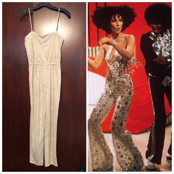 1970s sequin jumpsuit